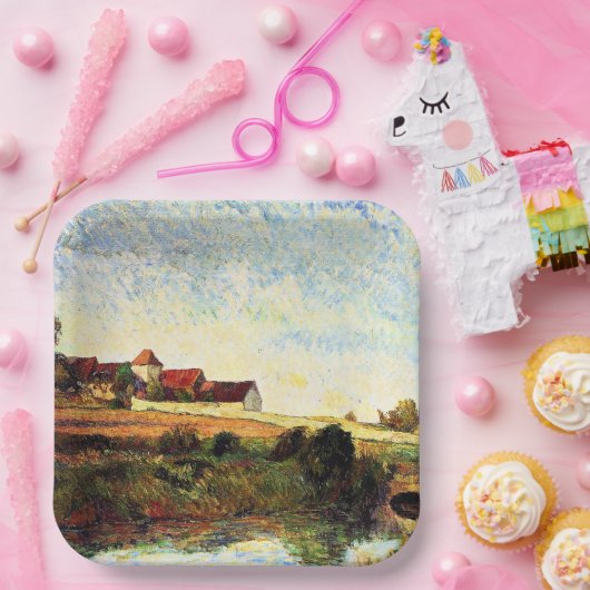 Gauguin - The Farm in Grue, Pappteller (Party)