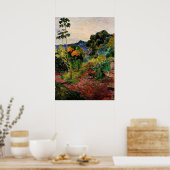 Gauguin - tropische Vegetation Poster (Küche)