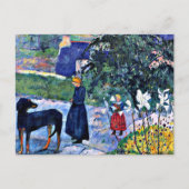 Gauguin - Unter den Lilien Postkarte (Vorderseite)