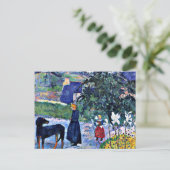 Gauguin - Unter den Lilien Postkarte (Stehend Vorderseite)
