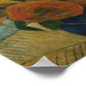 Gauguin - Vincent Van Gogh Gemälde Sunflowers Poster (Ecke)