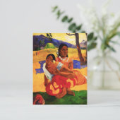Gauguin, wann Sie eine verheiratete Postkarte beko (Stehend Vorderseite)