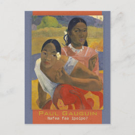 Gauguin Wann werden Sie CC0694 Postkarte heiraten?