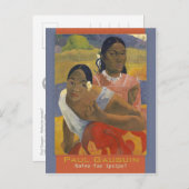 Gauguin Wann werden Sie CC0694 Postkarte heiraten? (Vorne/Hinten)