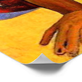 Gauguin - Was ist neu? Gemälde von Paul Gauguin Poster (Ecke)