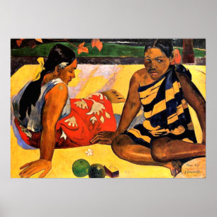 Gauguin - Was ist neu? Gemälde von Paul Gauguin Poster