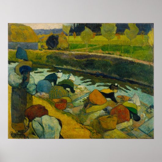 Gauguin - Washerwomen 1888 Poster (Vorne)