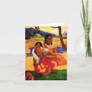 Gauguin, wenn Sie verheiratete Anmerkungs-Karte Karte