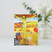Gauguin Yellow Christ Postcard Postkarte (Stehend Vorderseite)