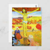 Gauguin Yellow Christ Postcard Postkarte (Vorne/Hinten)