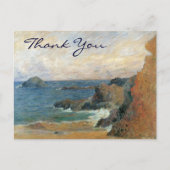 Gauguin's Felsküste Postkarte (Vorderseite)