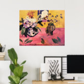 Gauguins Stillleben mit Kopf-förmiger Vase Poster (Heimbüro)