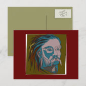 Gaul Postkarte (Vorne/Hinten)