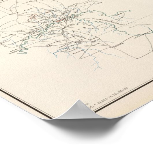 Gauley Bridge Poster (Ecke)