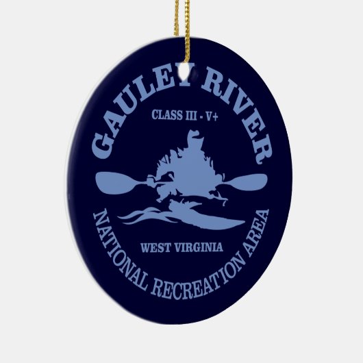Gauley River Keramikornament (Rechts)