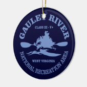 Gauley River Keramikornament (Links)
