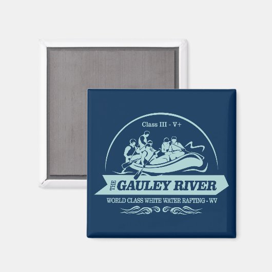 Gauley River (Rafting2) Magnet (Vorderseite/Rückseite)