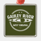 Gauley River, West Virginia Ornament Aus Metall (Vorne)