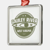 Gauley River, West Virginia Ornament Aus Metall (Links)