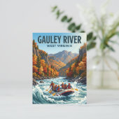 Gauley River West Virginia Postkarte (Stehend Vorderseite)