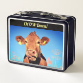 Gaumenfreuden Metall Brotdose (Rückseite)