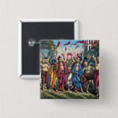 Gaur Nitai Samkirtan Knopf Button (Vorne & Hinten)