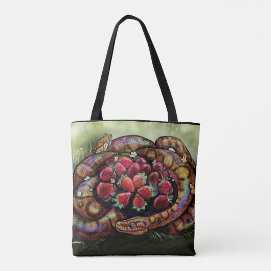 Gaurded Treasures Rainbow Boa constrictor Tasche (Rückseite)
