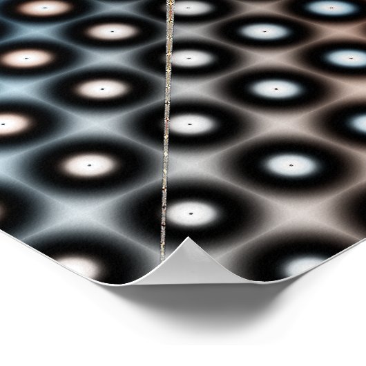 'Gaussian Mandy' Poster (Ecke)