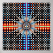 'Gaussian Mandy' Poster (Vorne)