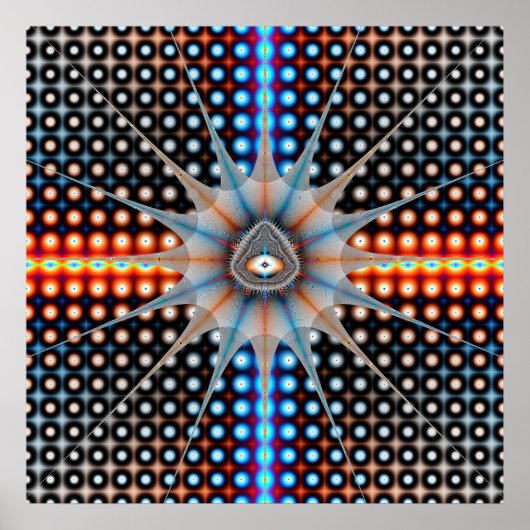 'Gaussian Mandy' Poster (Vorne)