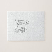 Gautam Buddh Dhamma Meditationspuzzle | Friedlich  Puzzle (Horizontal)