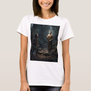 Gautam Buddh Historisches Kunst-T-Shirt Dhamma-E T-Shirt