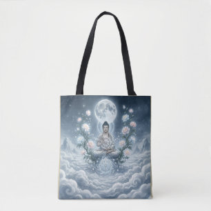 Gautam Buddh Meditation Art Tote Bag - Friedvoller Tasche