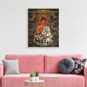 Gautam Buddha: Das Erleuchtete Leinwanddruck (Insitu (Wohnzimmer))
