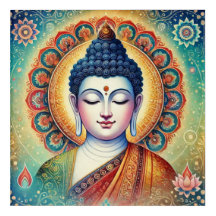 Gautam Buddha Kunstwerk behalte ruhige Meditation