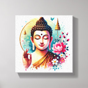 Gautam Buddha Kunstwerk Leinwanddruck