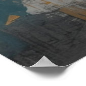  Gautam Buddha Spiritual Wall Art Poster (Ecke)