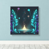 Gautam Budh Leinwanddruck (Insitu (Holzboden))