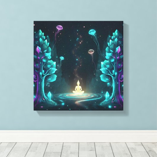 Gautam Budh Leinwanddruck (Insitu (Holzboden))