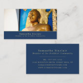 Gautama Buddha, Buddhismus, Buddhismus Visitenkarte (Vorne/Hinten)