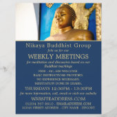 Gautama Buddha, Buddhistische Gruppenwerbung Flyer (Vorne)