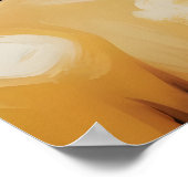 Gautama Buddha Folk Art Fusion Poster (Ecke)