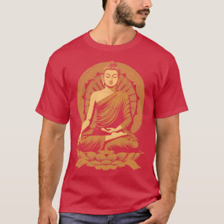 Gautama Buddha Meditations-Kaffee T-Shirt