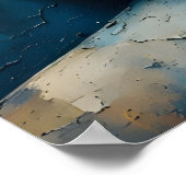 Gautama Buddha Painting - Modern Impasto Art Poster (Ecke)