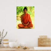 Gautama Buddha Poster (Küche)