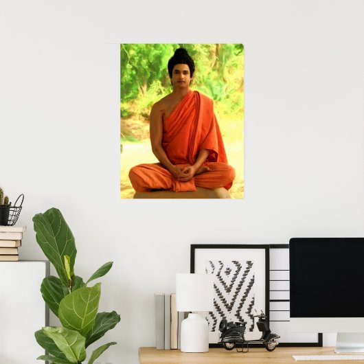Gautama Buddha Poster (Heimbüro)