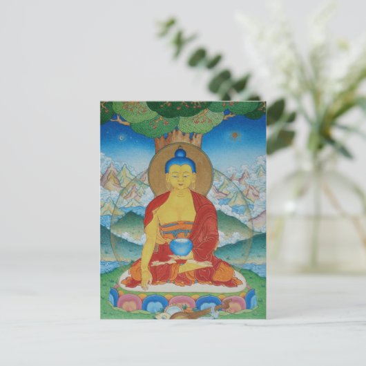 Gautama Buddha Postkarte (Stehend Vorderseite)