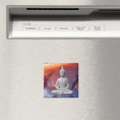 Gautama Siddhartha Buddha Magnet (In Situ (Geschirrspüler))