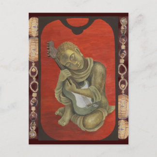 Gautama und seine Gitarre Postkarte