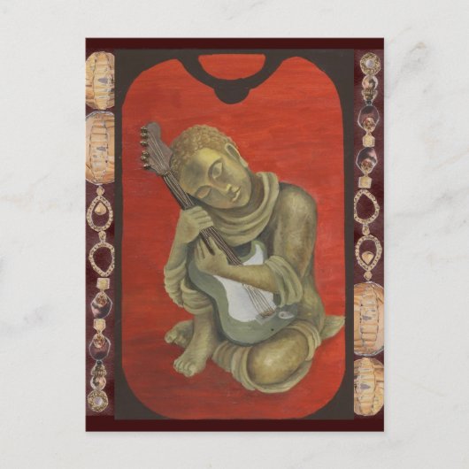 Gautama und seine Gitarre Postkarte (Vorderseite)